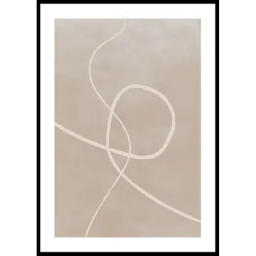 Poster Gallerix Line Art Inverted No2