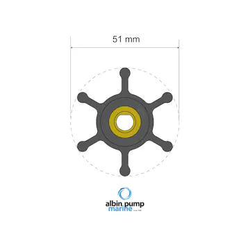 Impellerkit Albin Group Marine Premium 06-01-008