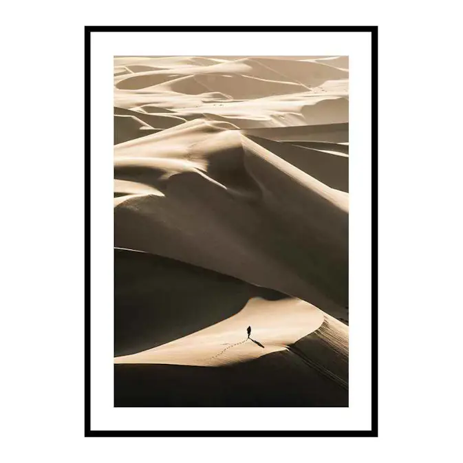 Poster Gallerix Walking In Desert