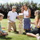 Trädgårdsspel Bex Jenga i Björk med Väska