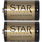 Batteri Star Trading Power Alkaline D 1,5 V