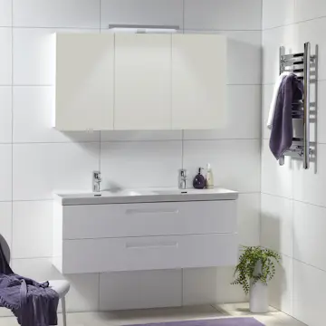 Möbelpaket Noro Relounge 1200 Vit Dubbel