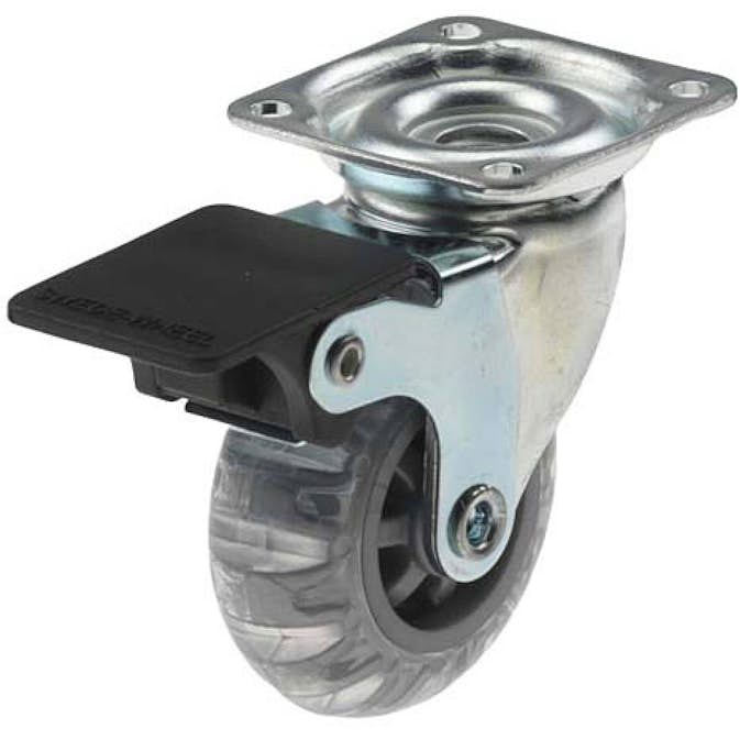 Länkhjul Millers Inline med Broms 50 mm