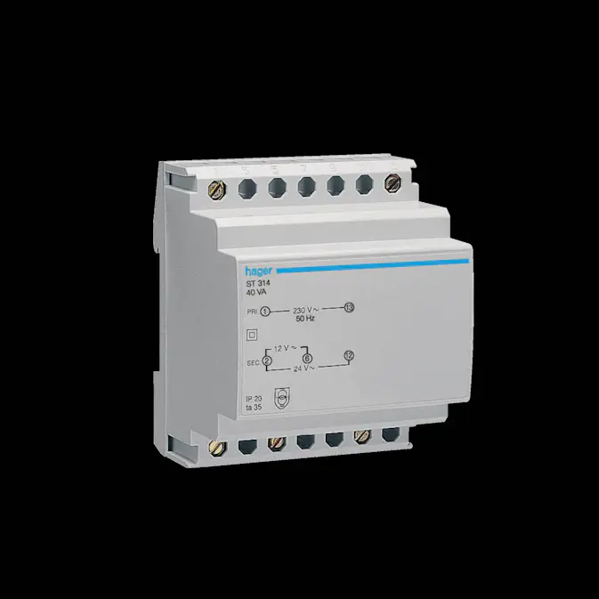 Skyddstransformator Hager 12/24 V AC