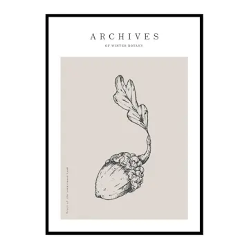 Poster Gallerix Winter Botany No1