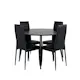 Matgrupp Venture Home Dipp med 4 Slim High stolar