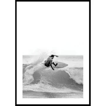 Poster Gallerix Surfer B&W