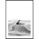 Poster Gallerix Surfer B&W