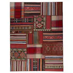 Persisk Patchworkmatta Arkiio 751584 Flerfärgad 156x205