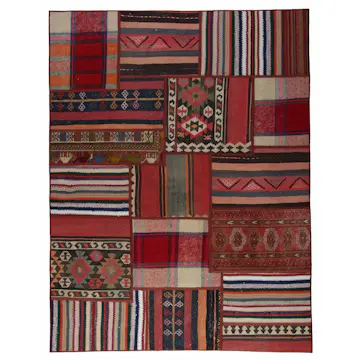 Persisk Patchworkmatta Arkiio 751584 Flerfärgad 156x205