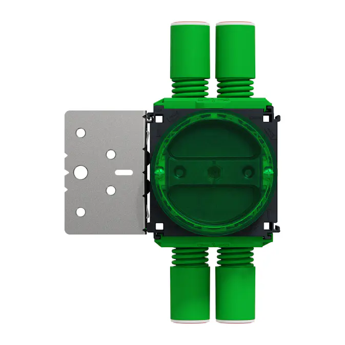 Apparatdosa Schneider Electric Multifix med lock för enkel-/dubbelgips 12-27mm
