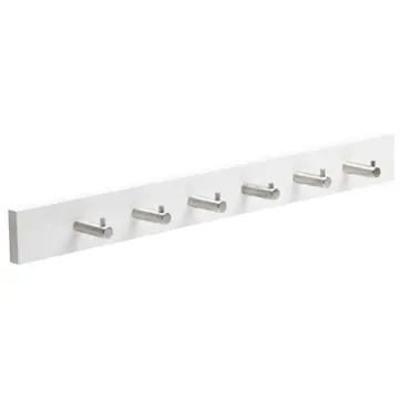 Klädhängare Habo Dot Vit/Rostfri