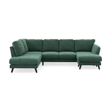 6-sitssoffa Scandi Days Trend Lyx U-formad med Divan och Schäslong 326 cm