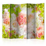 Rumsavdelare Skärmvägg Arkiio Bright Peonies II 225x172 cm