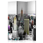 Rumsavdelare Skärmvägg Arkiio Iridescent Skyscrapers 135x172 cm