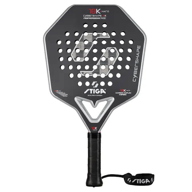 Padelracket STIGA Sports 18K X Hard Cybershape