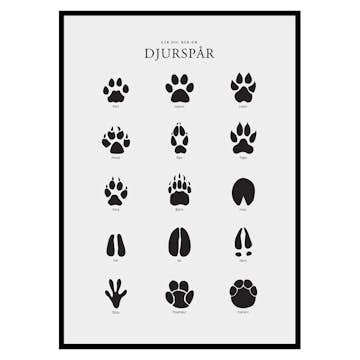 Poster Gallerix Djurspår