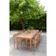 Trädgårdsbord Cinas Oxford/Rosenholm Teak 210x90 cm