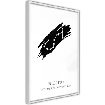 Poster Artgeist Affisch Zodiac Signs Scorpio