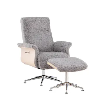 Loungefåtölj Venture Home Hagön med Fotpall