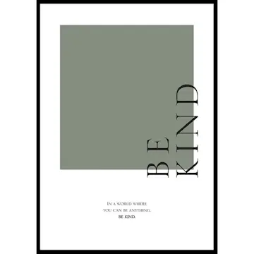 Poster Gallerix Be Kind