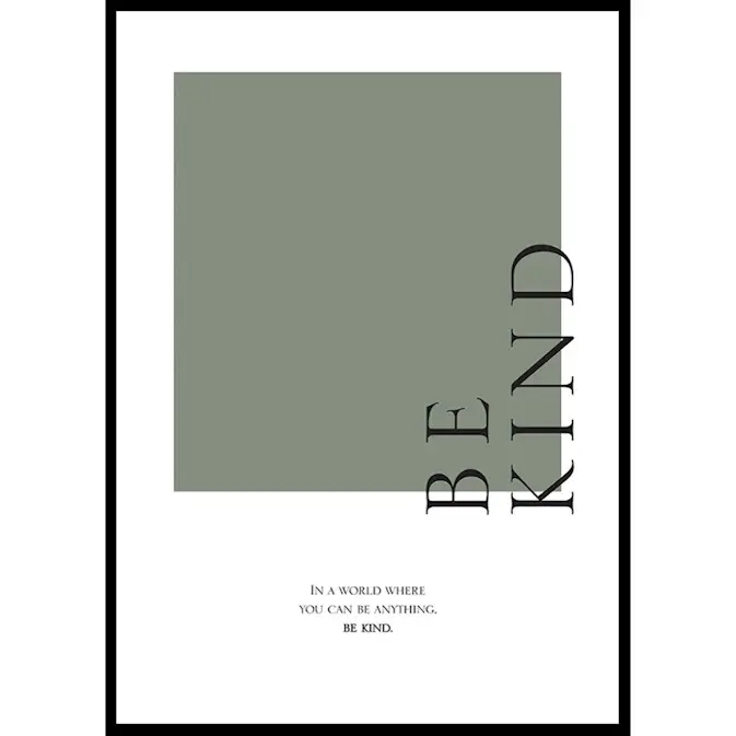 Poster Gallerix Be Kind