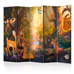 Rumsavdelare Skärmvägg Arkiio Animals in the Forest II 225x172 cm