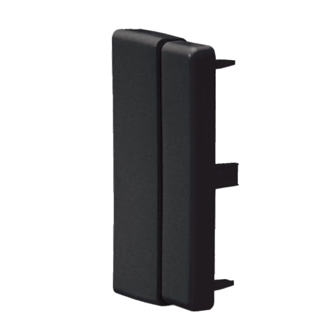 Ändstycke till Matarkanal Hager LF/LFH 60 x 110 mm Halogenfri Svart RAL 9011