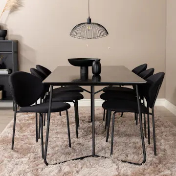 Matgrupp Venture Home Annika med 6 Valor Stolar