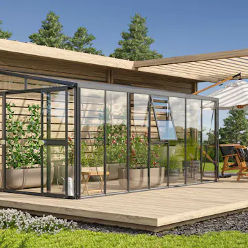 Växthus Vitavia Helena 2 11,9 kvm Polytak
