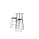 Matgrupp Venture Home Plaza Ø60 cm med 2 st Ozark stolar