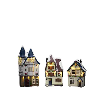 Julby Gnosjö Konstsmide 3 Små Hus LED 4307-000