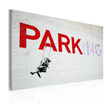 Tavla Arkiio Parking Banksy 60x40