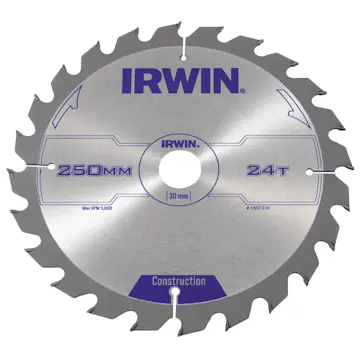 Sågklinga Irwin 250x30mm 24t 3,0mm