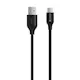 USB-A Champion till USB-C Kabel 1m Svart