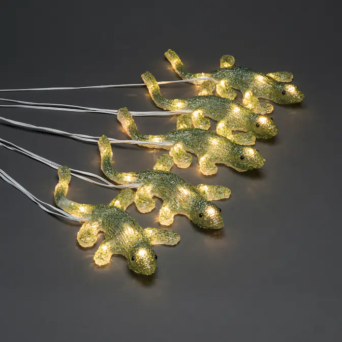 Dekorationsbelysning Gnosjö Konstsmide Ödlor 5 st