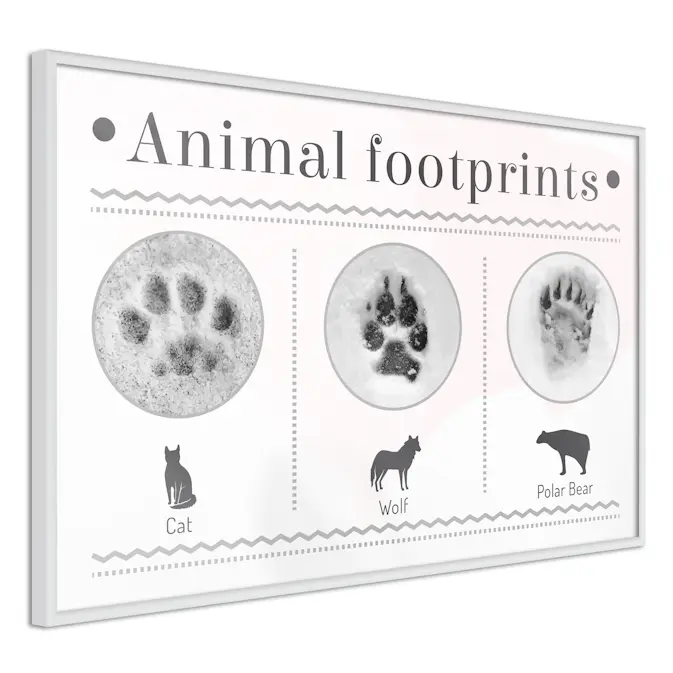Poster Artgeist Affisch Footprints