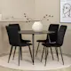 Matgrupp Venture Home Silvia med 4 Walerina Stolar Sammet