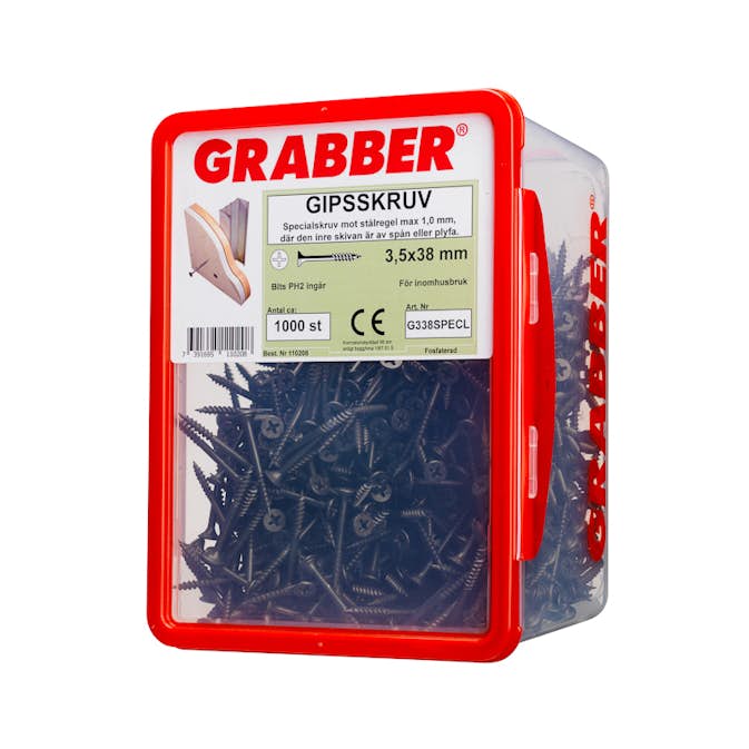 Gipsskruv Grabber med Frigänga