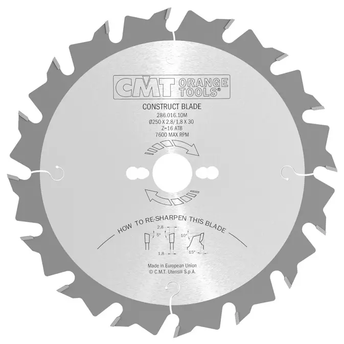 Byggsågklinga CMT Orange Tools WB