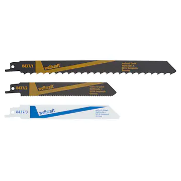 Tigersågblad Wolfcraft CV/HSS 3 st