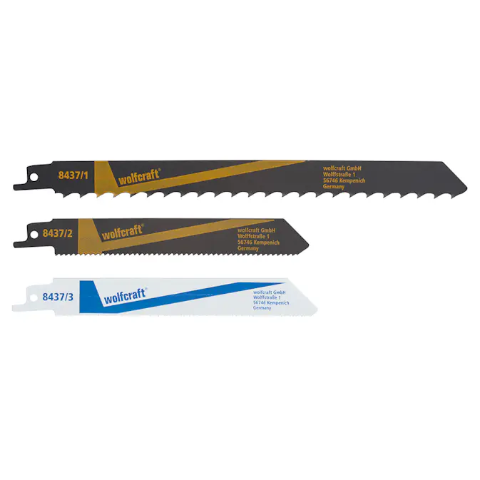 Tigersågblad Wolfcraft CV/HSS 3 st