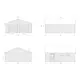 Dubbelgarage Palmako Andre 49,1 m2 med Takskjutport