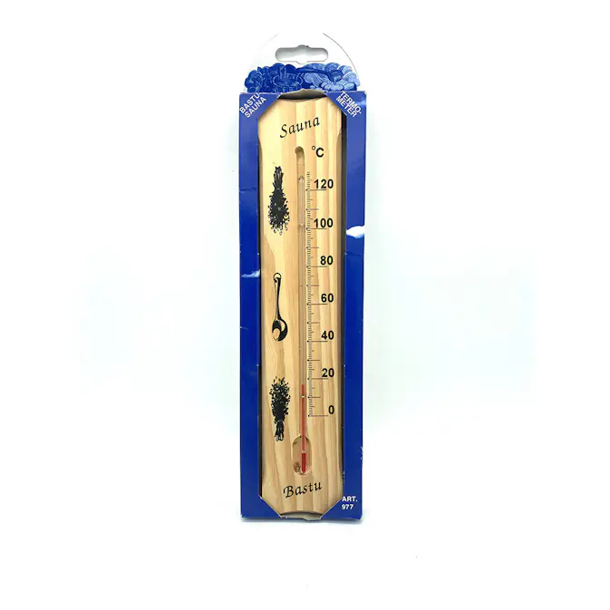 Bastutermometer Termometerfabriken Viking +130C Trä