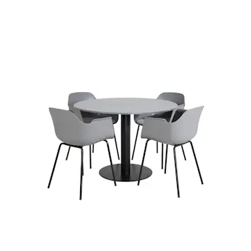 Matgrupp Venture Home Estelle med 4 Colombine Stolar