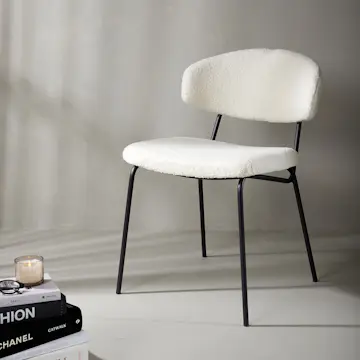 Matstol Venture Home Chico Stol i Boucle 2 st