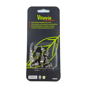 Bult och Mutter Vitavia Rostfri 10 st