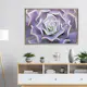 Poster Artgeist Affisch Purple Succulent