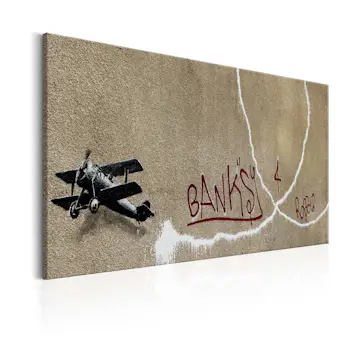 Tavla Arkiio Love Plane By Banksy