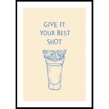 Poster Gallerix Give It Your Best Shot